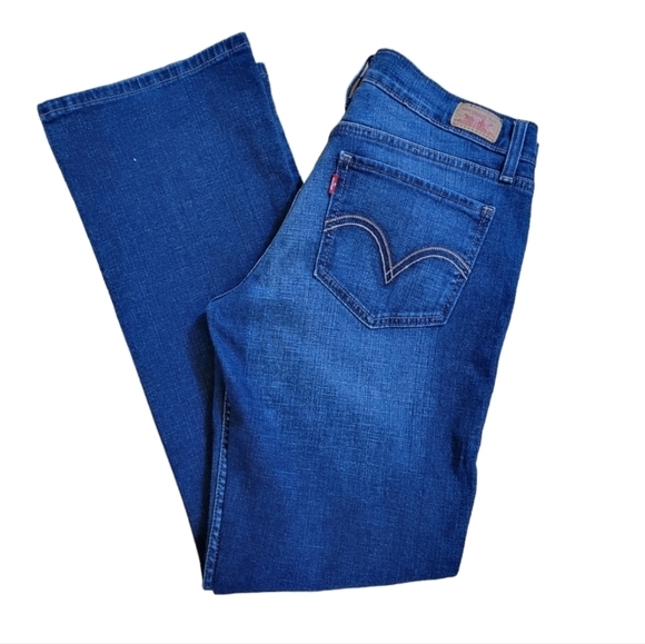 Levi's 524 Too Superlow Bootcut Denim Jeans Size 11 M - Picture 3 of 4